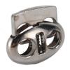 30pcs Bright Silver Spring End Toggles Heavy Duty Drawstring Fasteners  For Drawstrings
