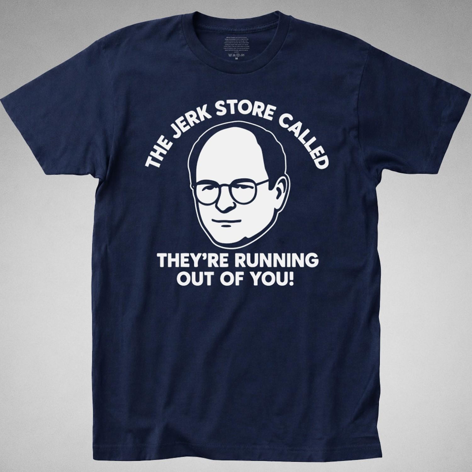 Jerk Store T Shirt TV Comedy 90s George Costanza Jerry Elaine Kramer seinfeld S