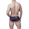 Digital Universe Swim Boxer Sexy Low-rise Swim Brief Mens Swim Trunks Square Cut