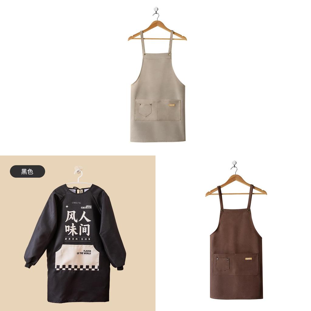Waterproof Polyester Apron For Professional Kitchen Use And Antioil Protection For Adults