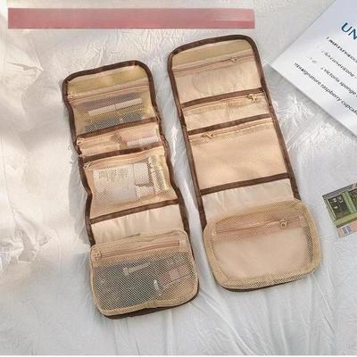 Bolsa de Almacenamiento Portátil Plegable con Forma de Corazón de Niña Linda, Gran Capacidad, Bolsa de Maquillaje de Viaje, Bolsa de Almacenamiento, Múltiple Pliegue, Bolsas de Maquillaje Simples