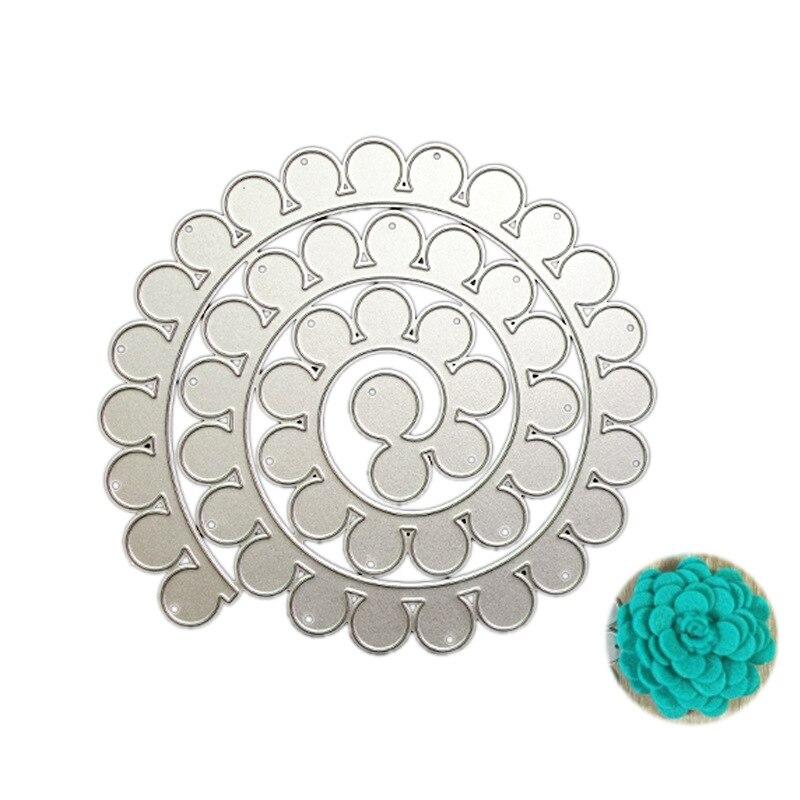 DIY Flower Carbon Steel Cutting Dies Scrapbook DIY Handmade Articles Carbon Steel Cutting Die