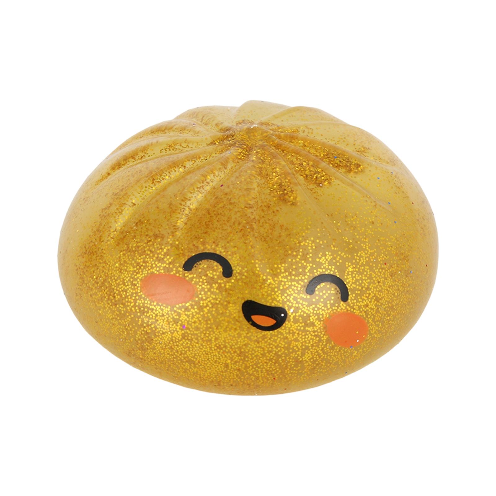

Realistic Giant Steamed Bun, A Toy With A Steamer, A Slow- Dough Ball Designed For Stress Relief.Glitter Dumpling 20ml One Size золотий
