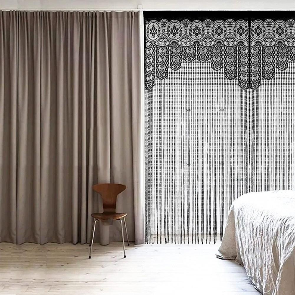 String Door String Curtain Jacquard Wall Closet Curtain Boho Door Drapes  Curtain Decorations