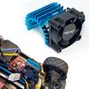 RC 380 390 2838 2845 2847 Brushless Motor RC Motor Fan Aluminum Cover Heat Sink with Cooling Fan for 1/14 1/16 1/18 RC Car