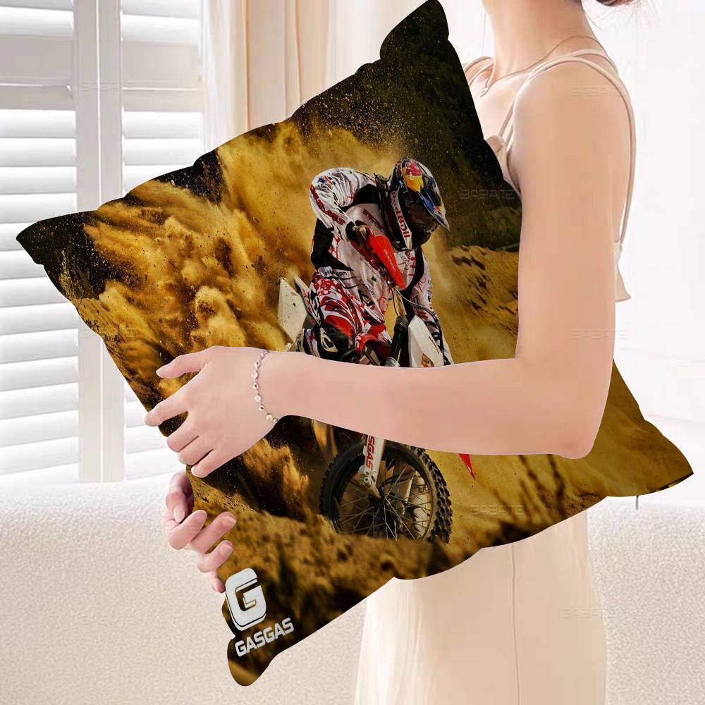 G-GASGAS Cushion Cover Polyester Sofa Cushions Decorative Throw Pillows Home Decoration Pillowcover