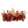 Large Wedding Aisle Runner with Silk Eucalyptus Flowers