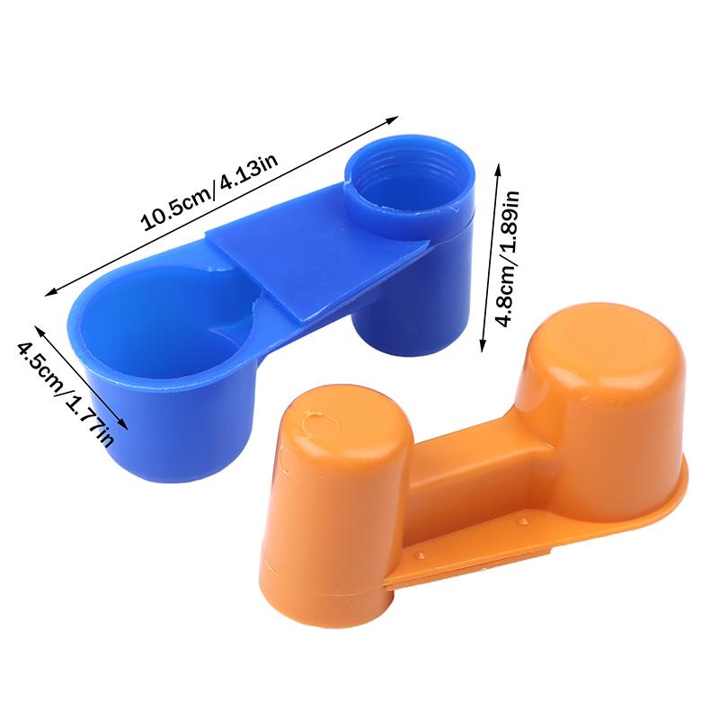 10Pcs Bird Quail Drinker Cups Water Bottle Cup For Cage For Cat Chicken Pigeon Parrot Hamster Double Nozzle Water Guide