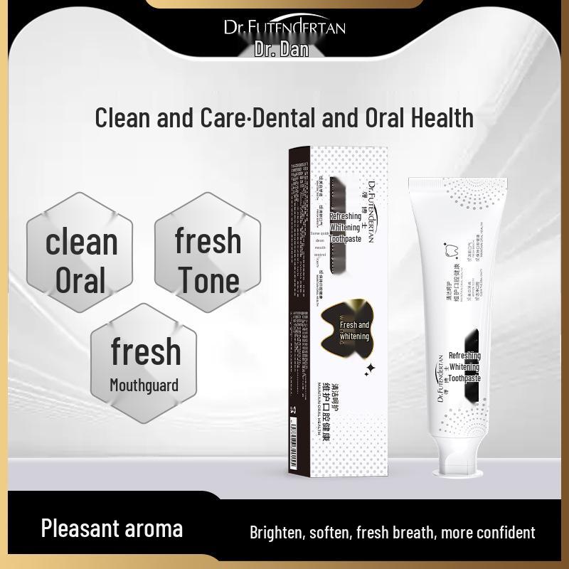 Dr. Fresh Bright White Toothpaste Capsules - Stain Removal Formula Standard Size