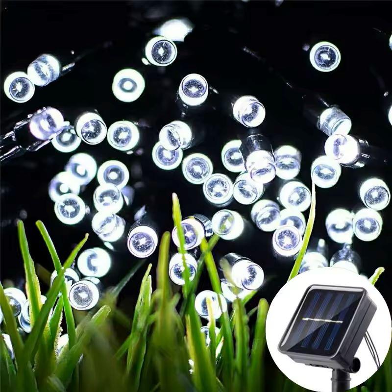Solar Fairy Light Outdoor Waterproof 8 Modes Festival Party Decoration Garden and Courtyard Decoration LED String Lights
