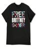 Free Brittney Griner T-Shirt Oversized Oversized Graphic Tee Vintage T Shirts Black T-Shirts For Unisex