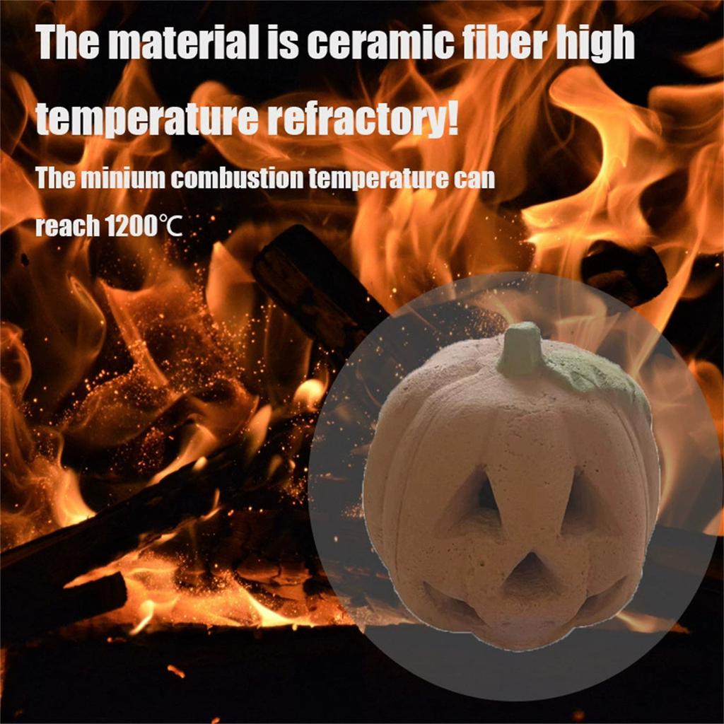 Requisiten für Halloween-Partydekorationen, Keramikhandwerk, Öfen, Keramik-Feuerball-Dekorationen