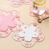 1Pcs Heat Insulation Table Mat For Tea And Milk Mug Sakura Coffee Cup Coaster Cherry Blossom Placemat Kitchen Placemat Cup