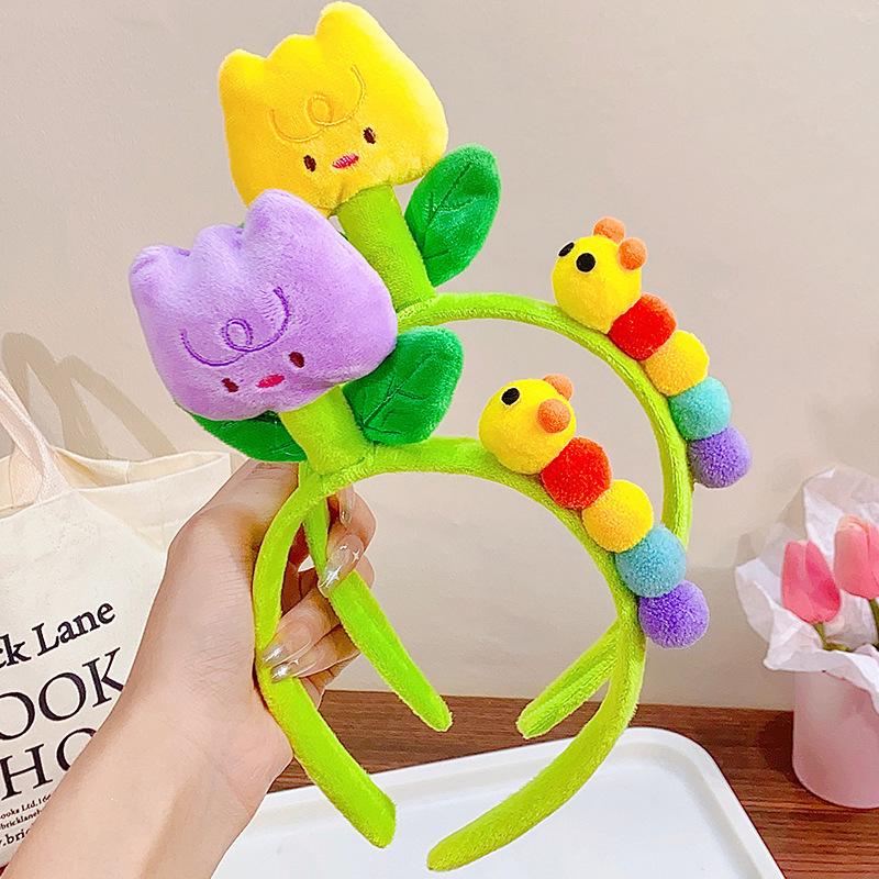 2023 Hot Sales Cartoon Flower Hair Hoop Fascia per capelli per bambini Donna Fascia per capelli Moda Festa Accessori per capelli Ragazze Copricapo Regali