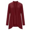 European and American Women's Knit Long Sleeve Solid Cardigan with Pockets - In Stock