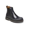 Birkenstock Prescott Slip On Leather British Style Vintage Round Toe Short Chelsea Boots Women boots Black 1025218