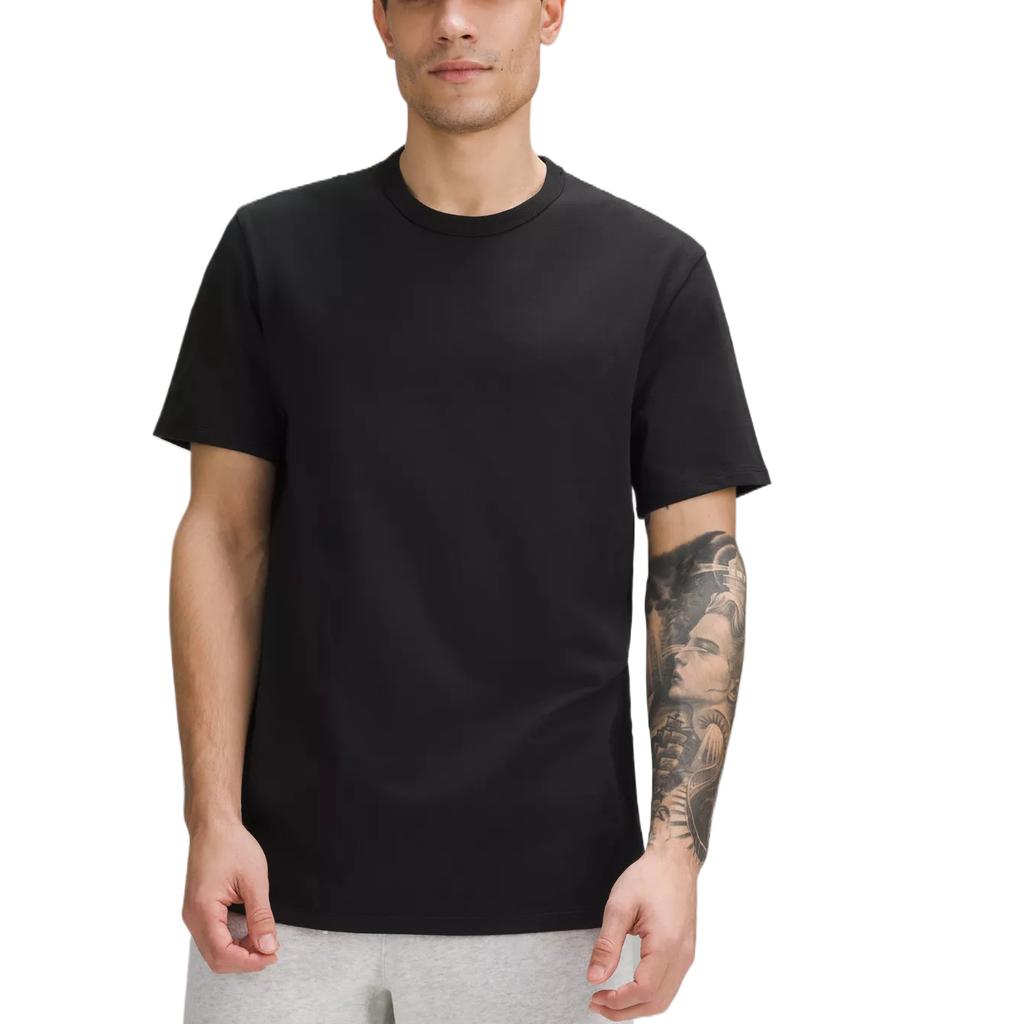 Lululemon T-Shirts Men's Crew Neck Moderate Straight Fit LM3FIES
