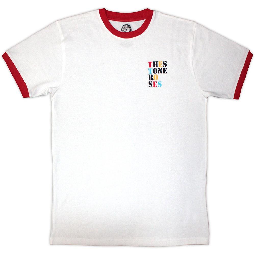 

The Stone Roses Side Text Ringer T Shirt Unisex T-Shirt XL