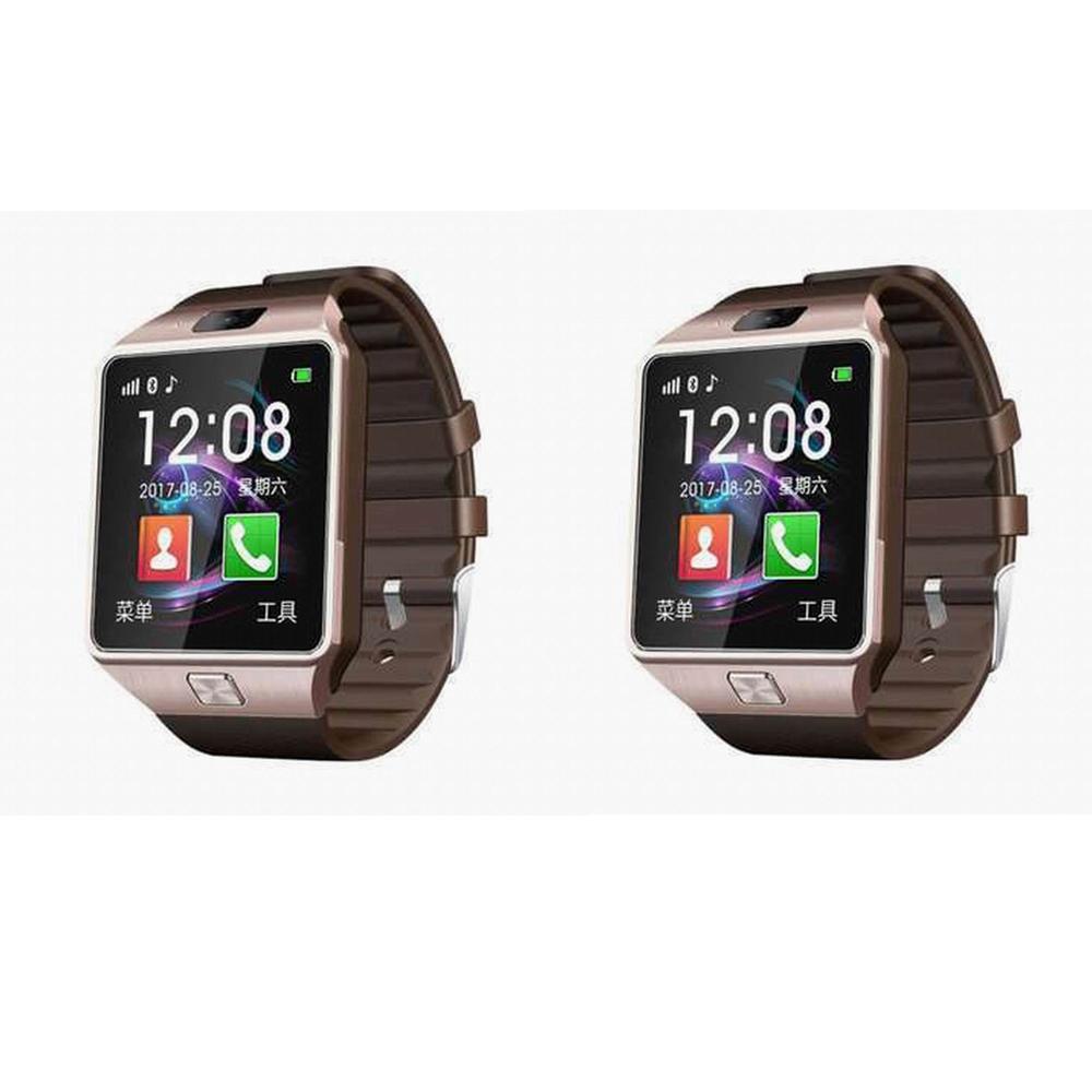 DZ09 Smartwatch Herren Damen Voll-Touchscreen Sport Wasserdicht Schrittzähler Smartwatch Mit Sim-Karte Android Uhr Verbunden Whatsap