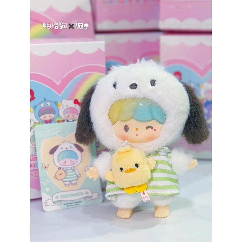 Genuine Sanrio Family Characters X ZZoton Love-league Buddies Series Vinyl Doll Blind Box Cute Hello Kitty Kuromi Melody Toy