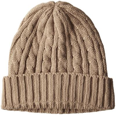 Novo Gorro de Tricô Hattan Cáqui Tamanho EUA F (Tamanho livre) [Código do Produto]