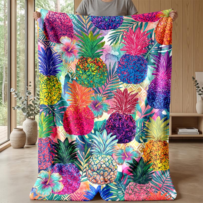 Colorful Paw Prints Pattern Blanket Personalized Name Flannel Blanket Soft Cozy Plush Throw for Sofa Bed Lightweight Home Decor