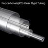 uxcell Plastic Pipe, Transparent Pipe, Hard PC Tube, Round Tube,