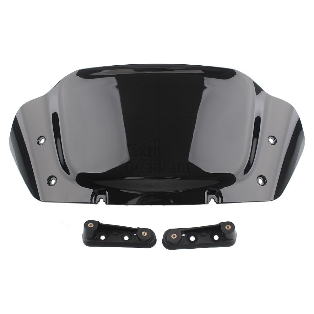 10" Front Fairing Windshield  Motorcycle Accessory ABS Plastic Fits For Harley CVO Street Glide FLHXSE Models 2023 2024 -Later