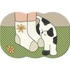 Cartoon Cat Bathroom Floor Mat, Water-absorbing Non-slip Mat, Diatom Mud Toilet Carpet, Household Toilet Toilet Floor Mat