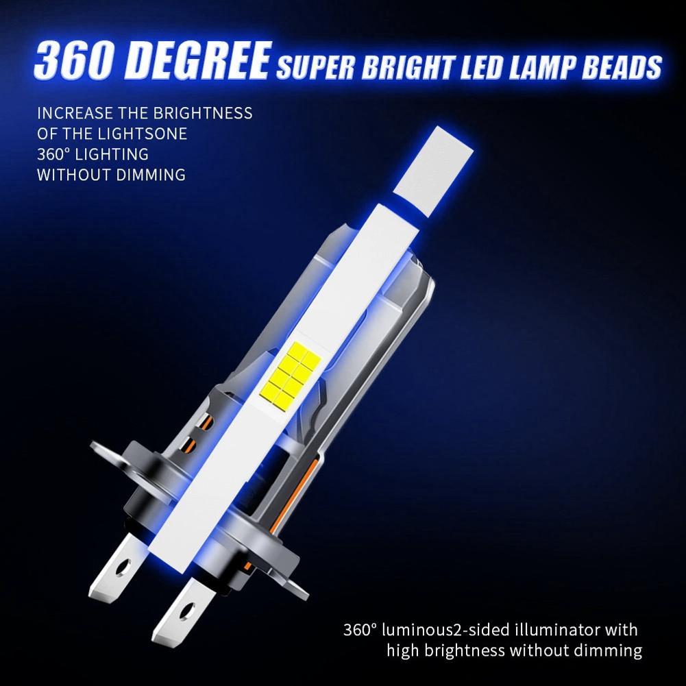H7 LED Headlight Bulb Mini 54W 11000LM 6000K CSP Aluminum Alloy for Car Headlamp 12V Automobile LED Lamps