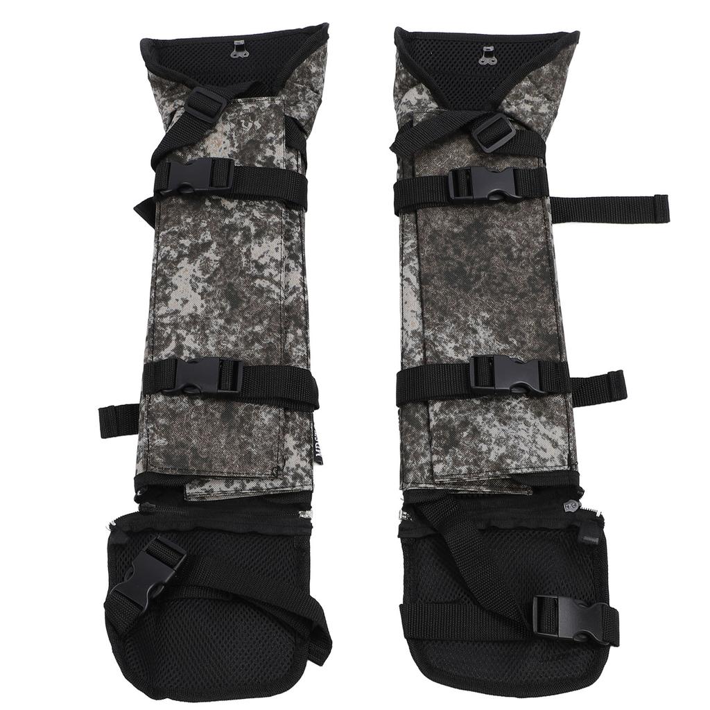 2 Stück Schlangengamaschen Wasserabweisend Verstellbar 600D Oxford-Gewebe Schlangenbeinlinge für Garten Outdoor Sk