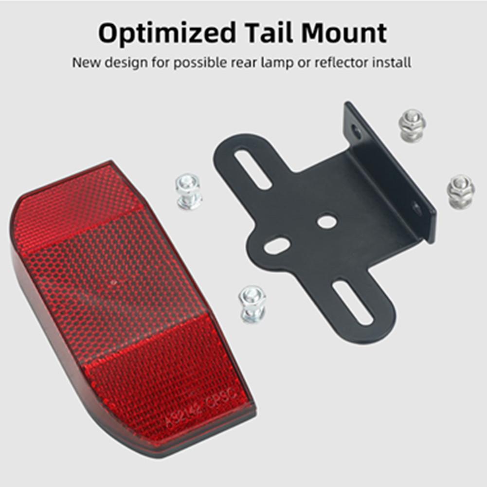 Bike Carrier Rack Quick Release Rear Shelf Bicycle Luggage Cargo Rack With Reflective Film Modified Parts