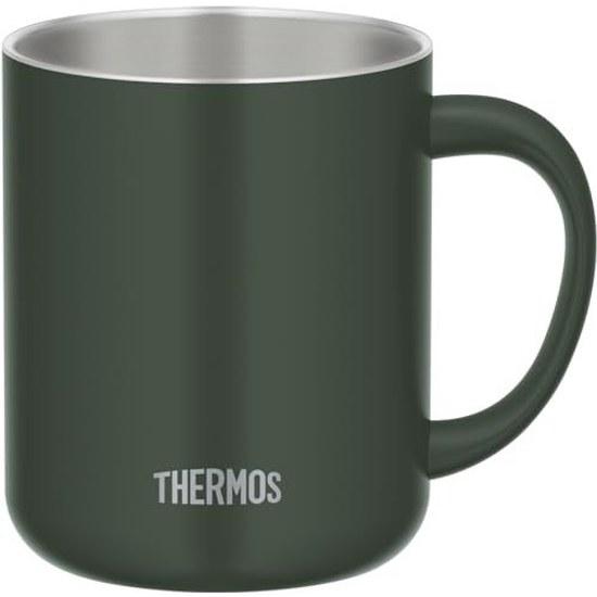 Thermos Vacuum Insulated Mug Cup Lid 450ml Dark Green JDG-452C DG