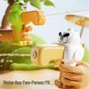 In-Stock Cartoon Eagle Water Gun: Press-Type Handheld Dual Pistols for Kids