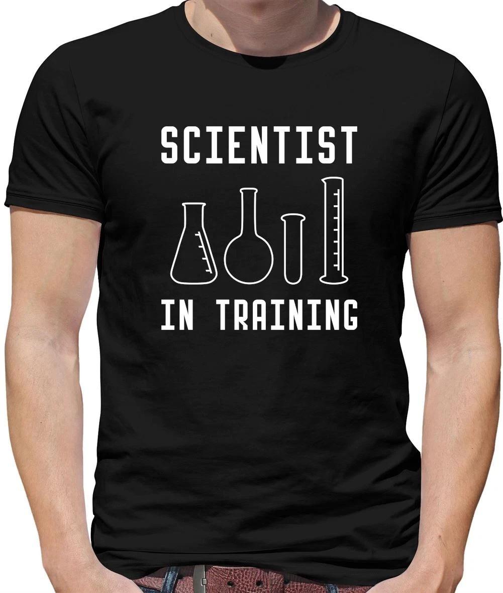 Scientist In Training - Mens T-Shirt - Science Chemistry Geeky Physics Uni L