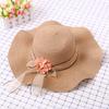 Sunflower Wide Brim Straw Hat For Women With Sun Protection And Neck Coverage For Summer Outdoor Activities