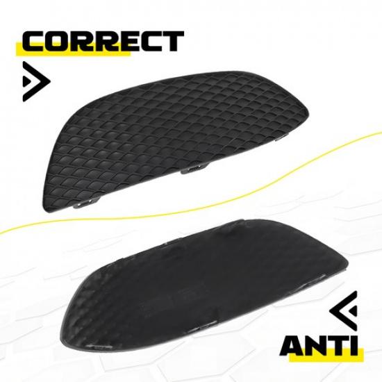 Fog Light Cover Front Right Side For 15-18 Mercedes Benz C300 Primed 2058850823