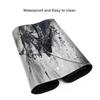 HYBXAXC Ink Warrior Mouse Pad XXL Anime Samurai Rug Gaming Pc Accessories 40x90cm Office Desks Aesthetic Mousepad Table Cushion