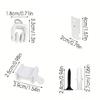 Customizable Ceiling Curtain Track Kits 3Meter White Rails with All Accessories Set for Functional Window Treatments