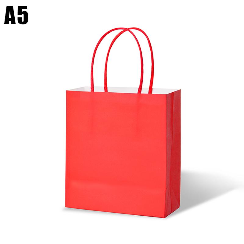 Gift Bags New Year S/Christmas/Coffee/Roasting/Clothing Packaging Bags Tote Bags (Pack Of 5) A5