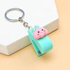 Cute Mini Animal Stapler Creative Portable Book Binding Machines Keychains School Supplies Office Accessories Stationery Gifts