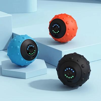 Sportmassageball für Schultern und Nacken, Körpermuskelentspannung, Sohlen-, Rücken- und Fußmassage, wiederaufladbarer Faszienball, elektrischer Yogaball