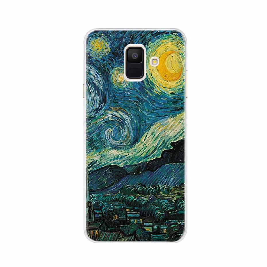 Case For Samsung Galaxy A6 2018 Transparent Cartoon Soft TPU Silicone Phone Cases Back Cover For Samsung Galaxy A6 A 6 Plus 2018