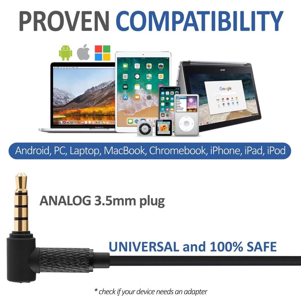 LUDOS NOVA Wired Earphones with Microphone Noise Isolation