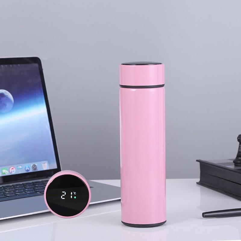 Engraved Stainless Steel Smart Thermos Cup - Perfect for Business Gifts and Event Openings.