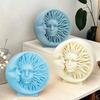 Sun Moon Face Silicone Crafts Mold 3d Engraving Portrait Candle Plaster Soap Resin Casting Molds Family Dinner Decoration Candle