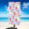 Beach Towel Portable Quick Fast Dry Sand Outdoor Travel Swim Blanket Thin Yoga Floral Print Mat Personalization Stripes Towel