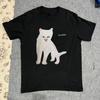 Seltenes Duster Band Weißes Katzenalbum Schwarz Alle Größen T-Shirt AM72
