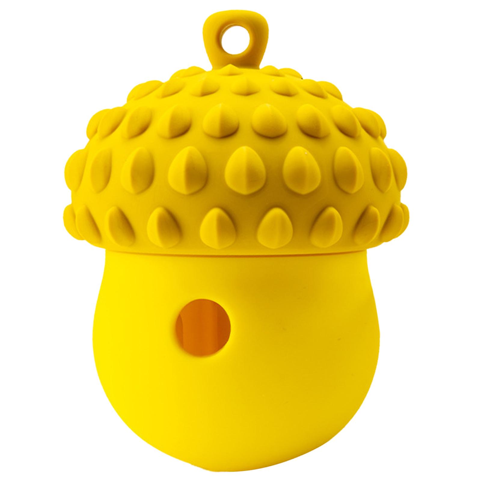 

Головоломка для собак в форме ореха, игрушка-кормушка для медленного поедания лакомства, мягкая силиконовая игрушка для прорезывания зубов, развлечение для собак