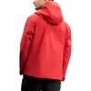 FILA Fleece Hooded Warm Two-Piece Set Waterproof Jacket Men Outerwear Dark-Rose A11M517728FWI